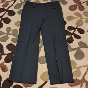 Ann Taylor Charcoal Dress Pants - Straight Leg
